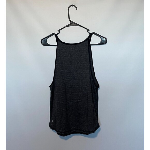 Lululemon Shirt Womens Size 6 Gray Black Tank Top Athleisure Flowy Athletic - Picture 4 of 6